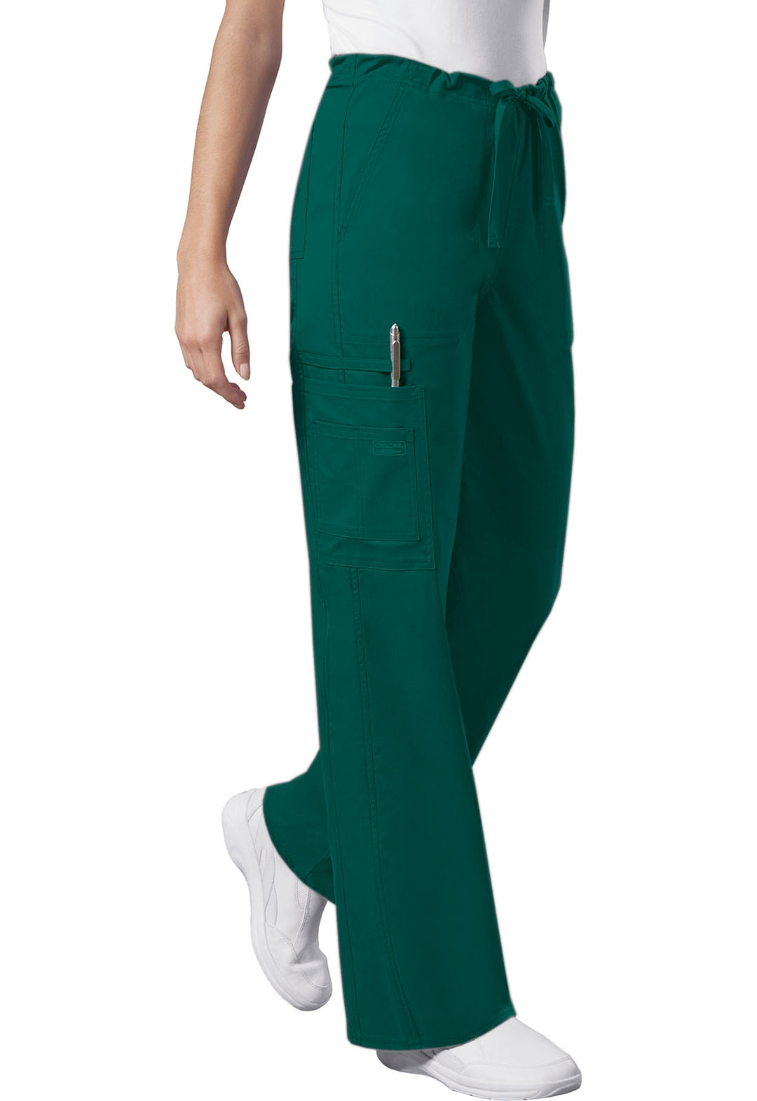 Unisex Unisex Drawstring Cargo Pant - Hunter Green
