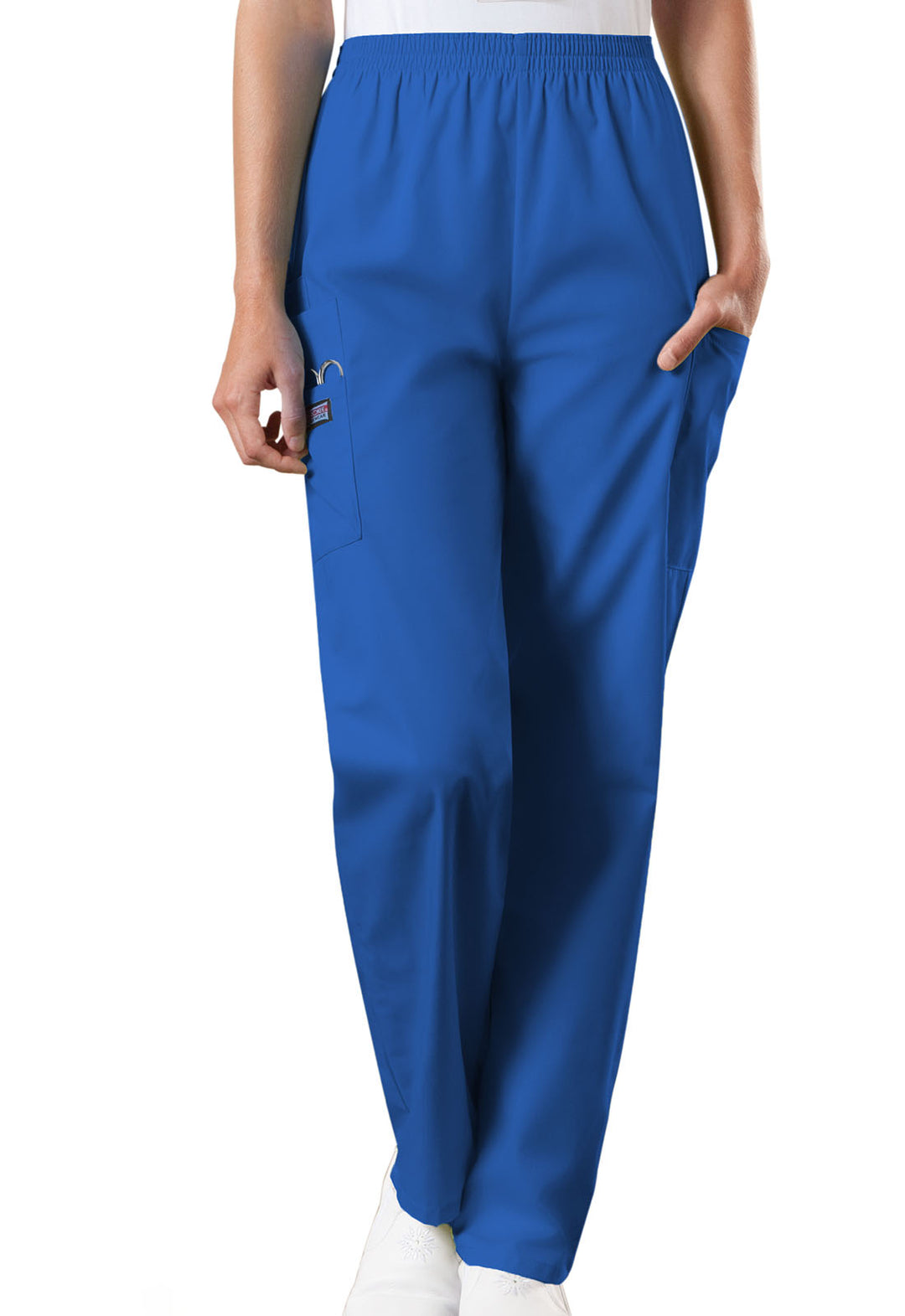 Women's Natural Rise Tapered Pull-On Cargo Pant - Royal