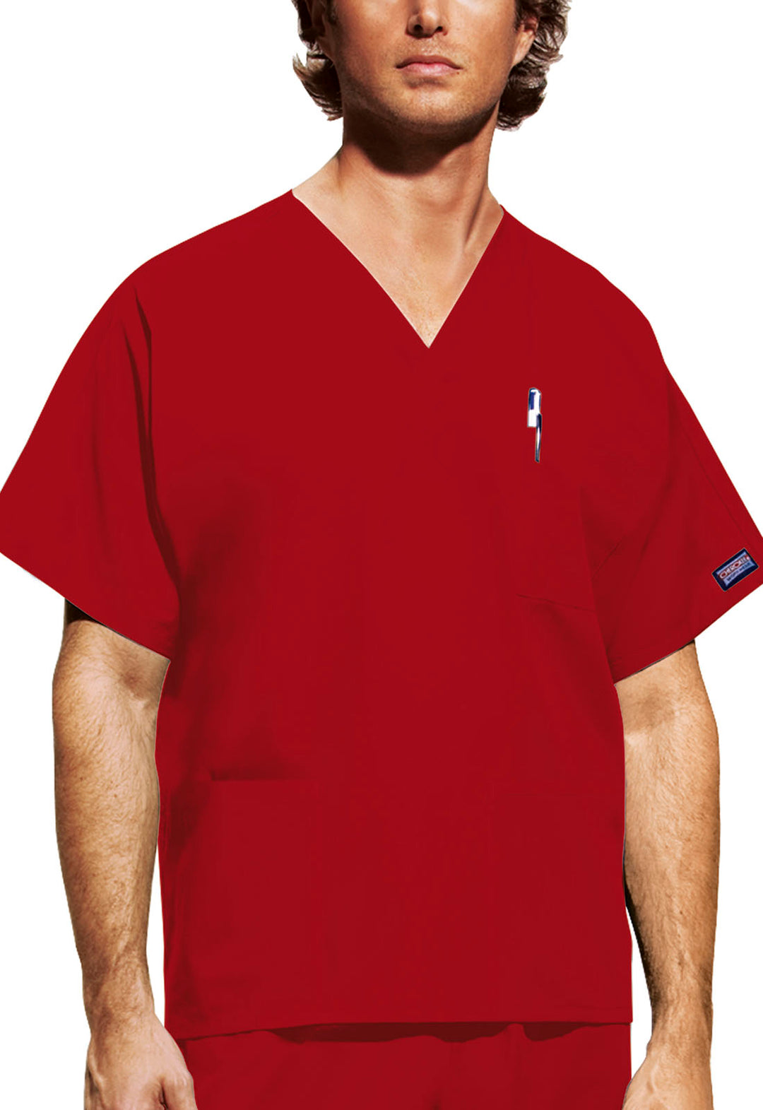 Unisex Unisex V-Neck Top - Red