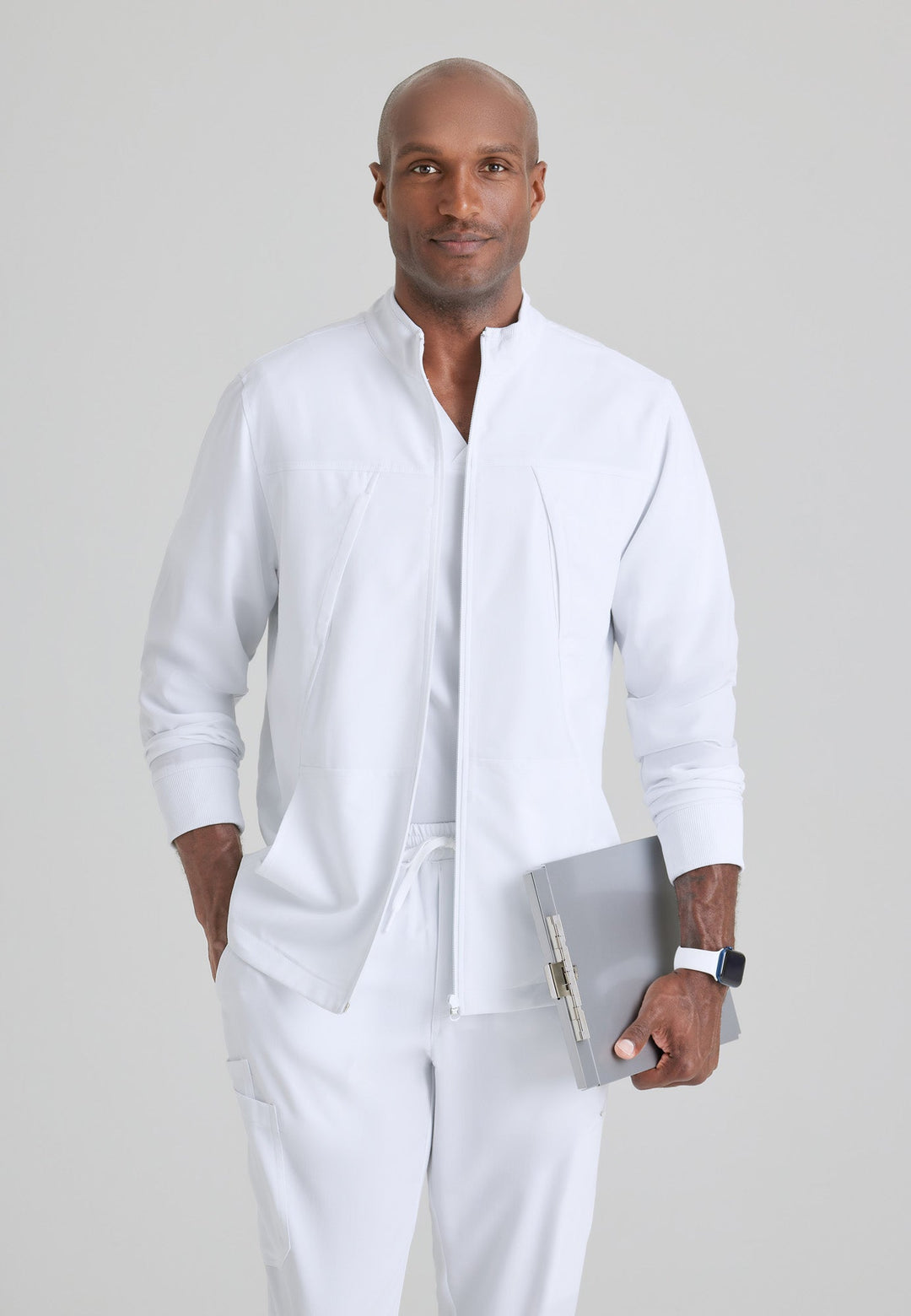 Rally Warm-Up - White - Jen's Scrubs
