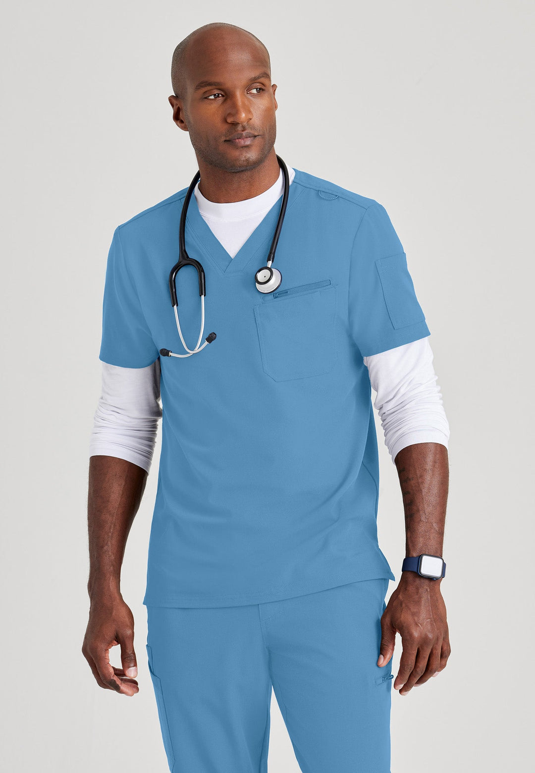 Rally Top - Ciel Blue - Jen's Scrubs