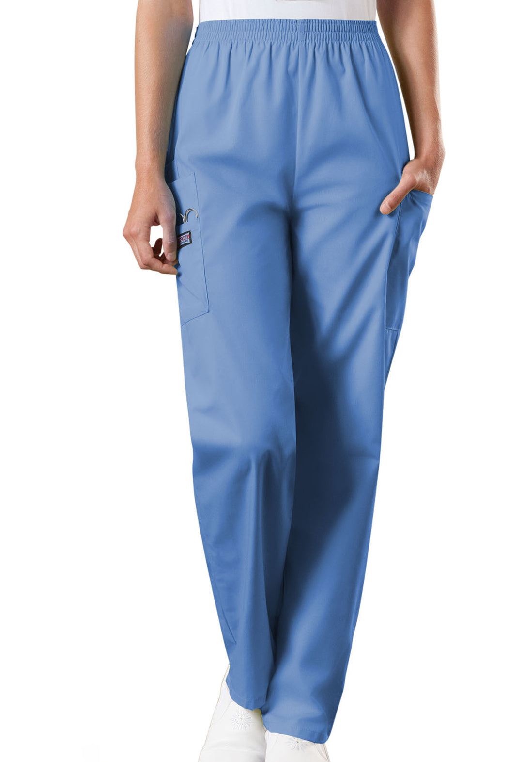 Women's Natural Rise Tapered Pull-On Cargo Pant - Ciel