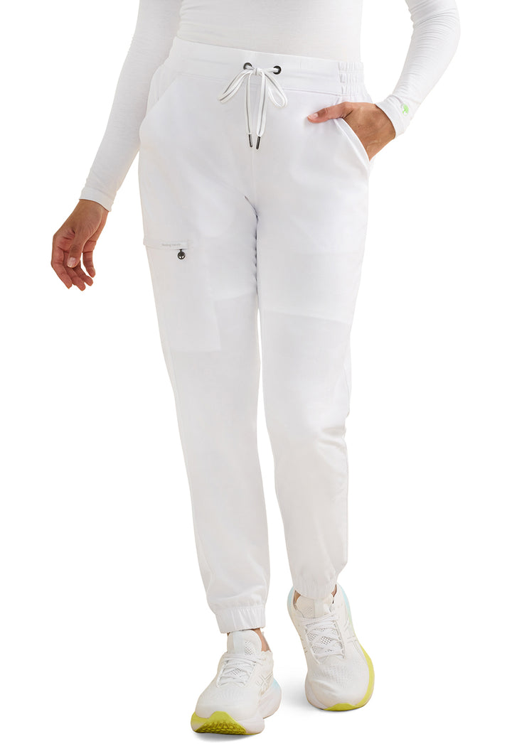 Women's Tate Jogger Camo Pant Petite - White
