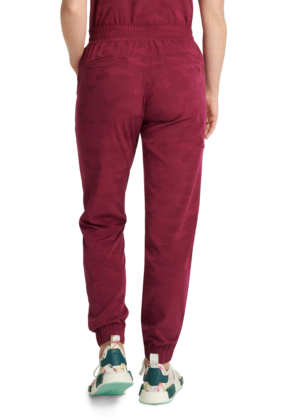Women's Tate Jogger Camo Pant Petite - Wine