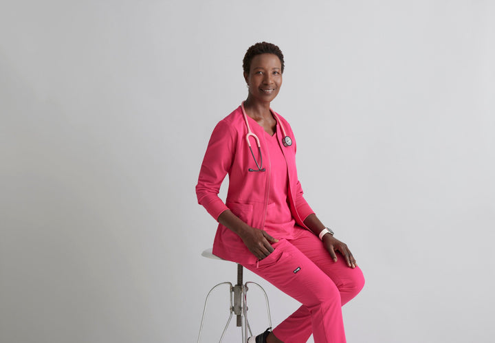 Serena Pant - Vibrance Pink - Jen's Scrubs