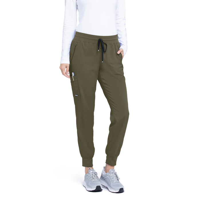 Eden Jogger - Olive - Jen's Scrubs
