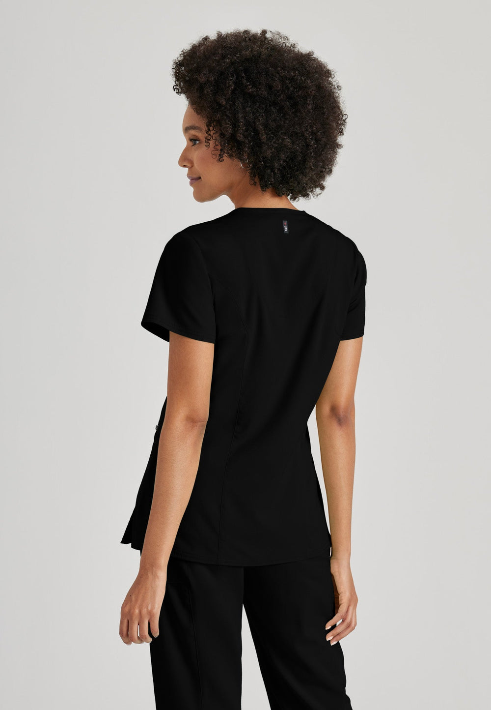 Kim Top - Black - Jen's Scrubs