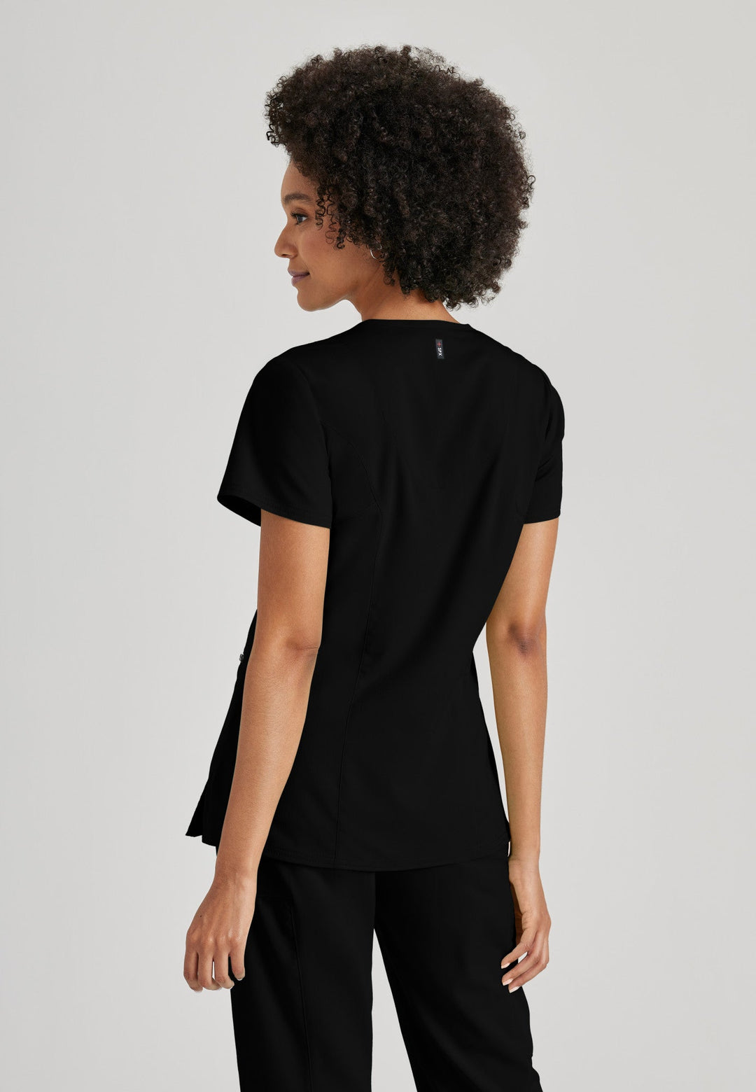 Kim Top - Black - Jen's Scrubs