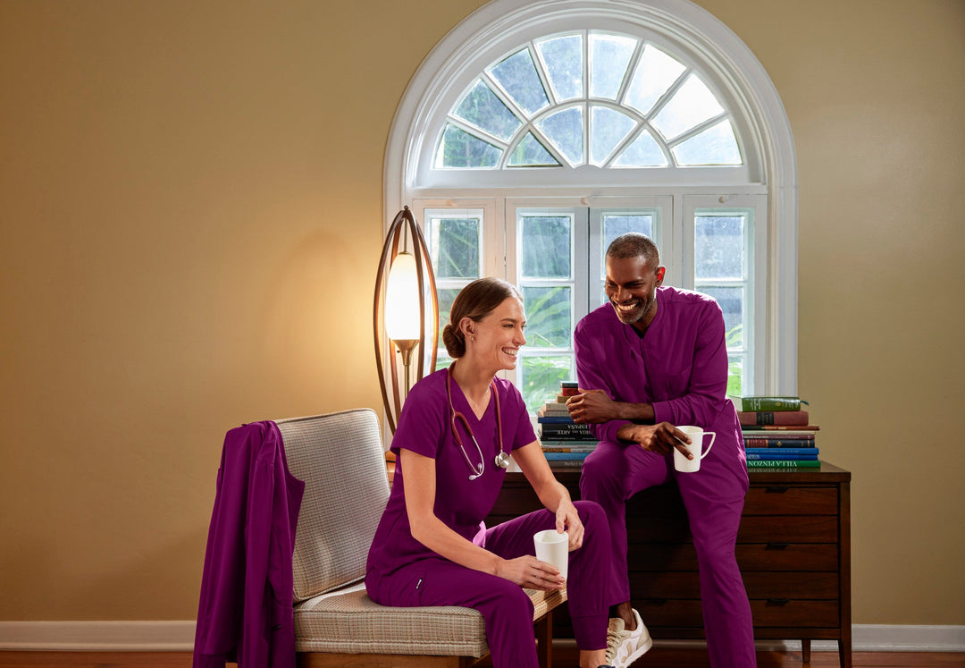 Millie Jacket - New Royal - Jen's Scrubs