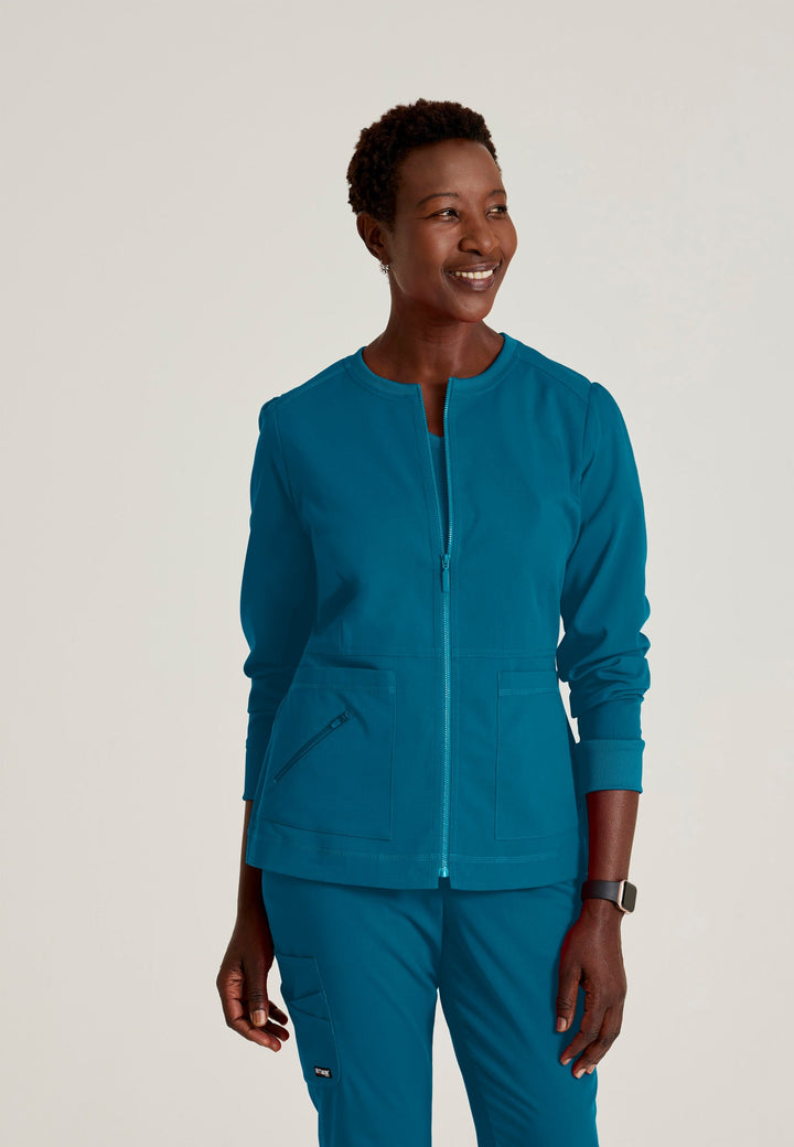 Millie Jacket - Bahama - Jen's Scrubs