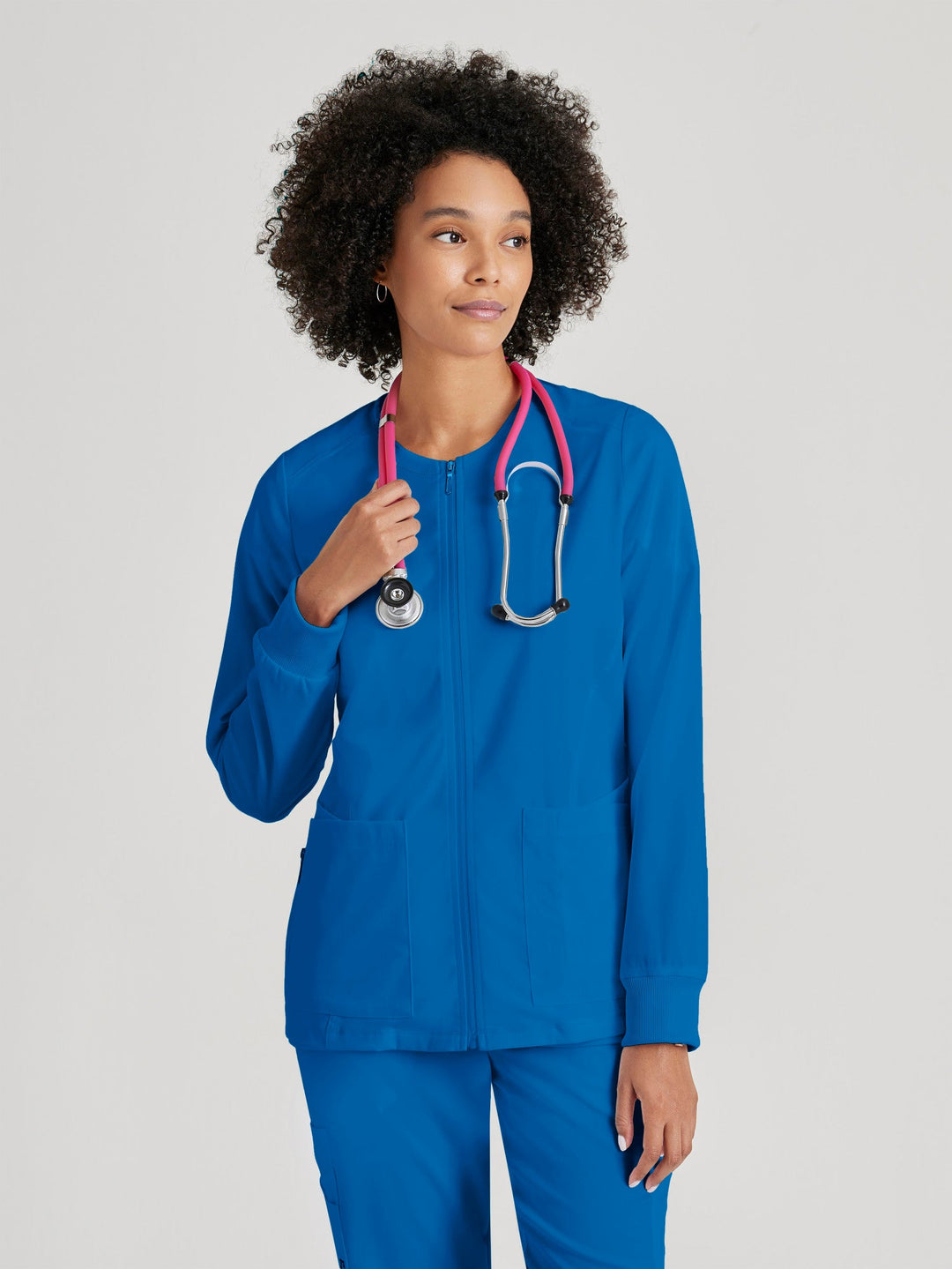 Gianna Warmup - New Royal - Jen's Scrubs