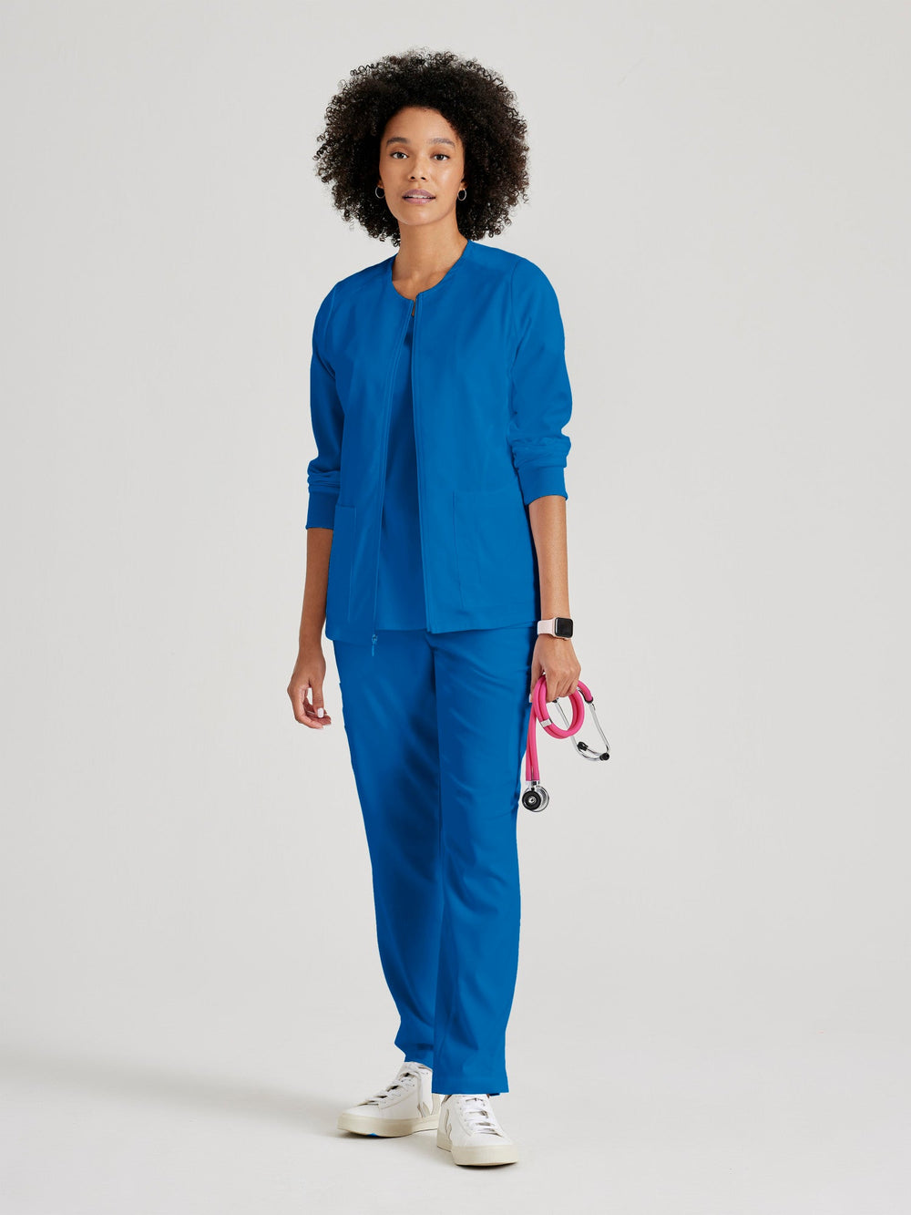 Gianna Warmup - New Royal - Jen's Scrubs