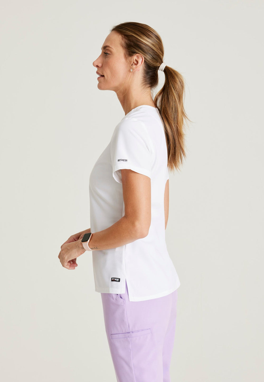 Bree Tuck-in Top - White - Jen's Scrubs