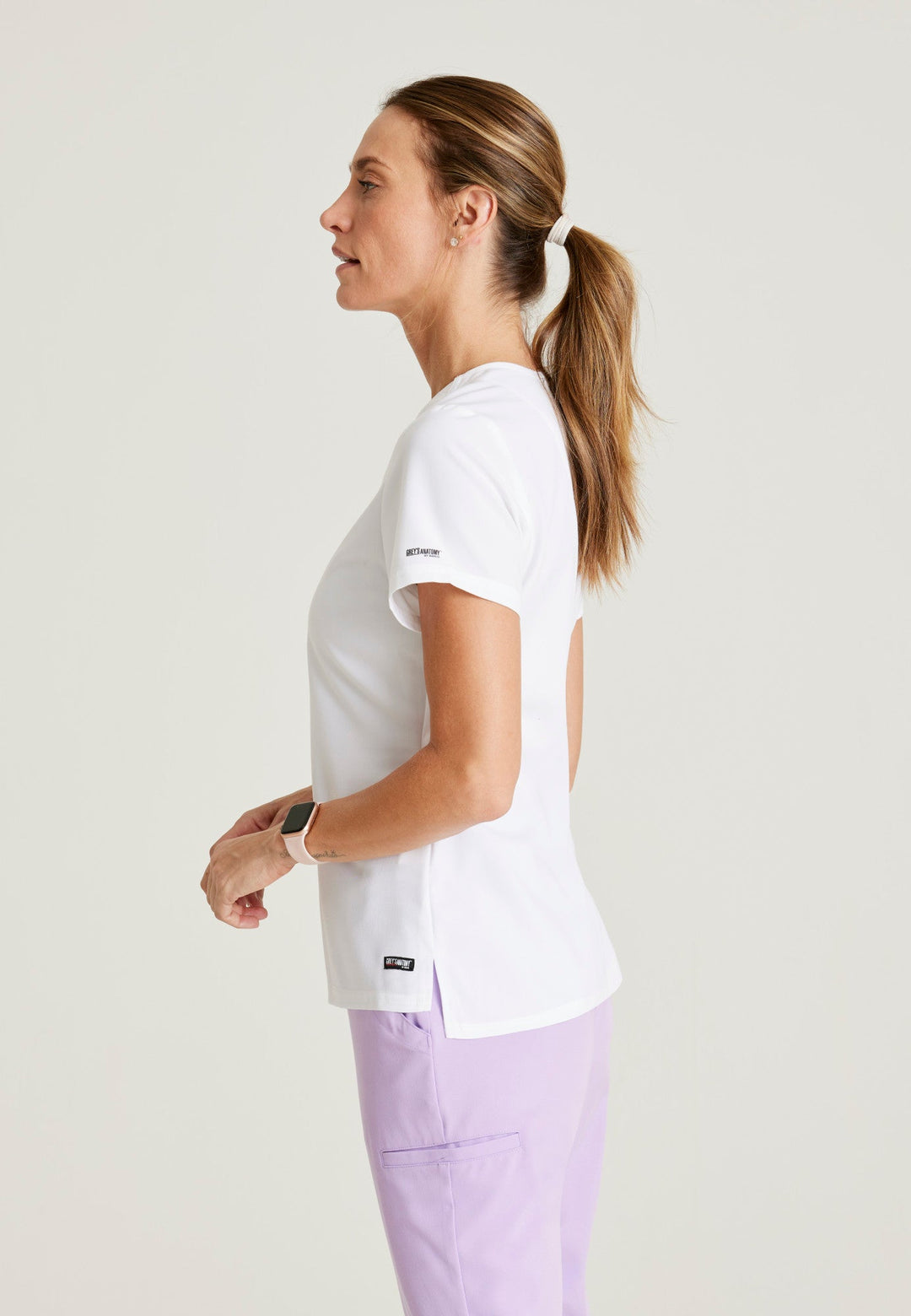 Bree Tuck-in Top - White - Jen's Scrubs