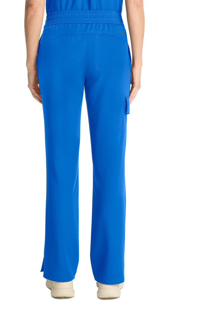 Women's Mid Rise Drawstring Straight Leg - Royal