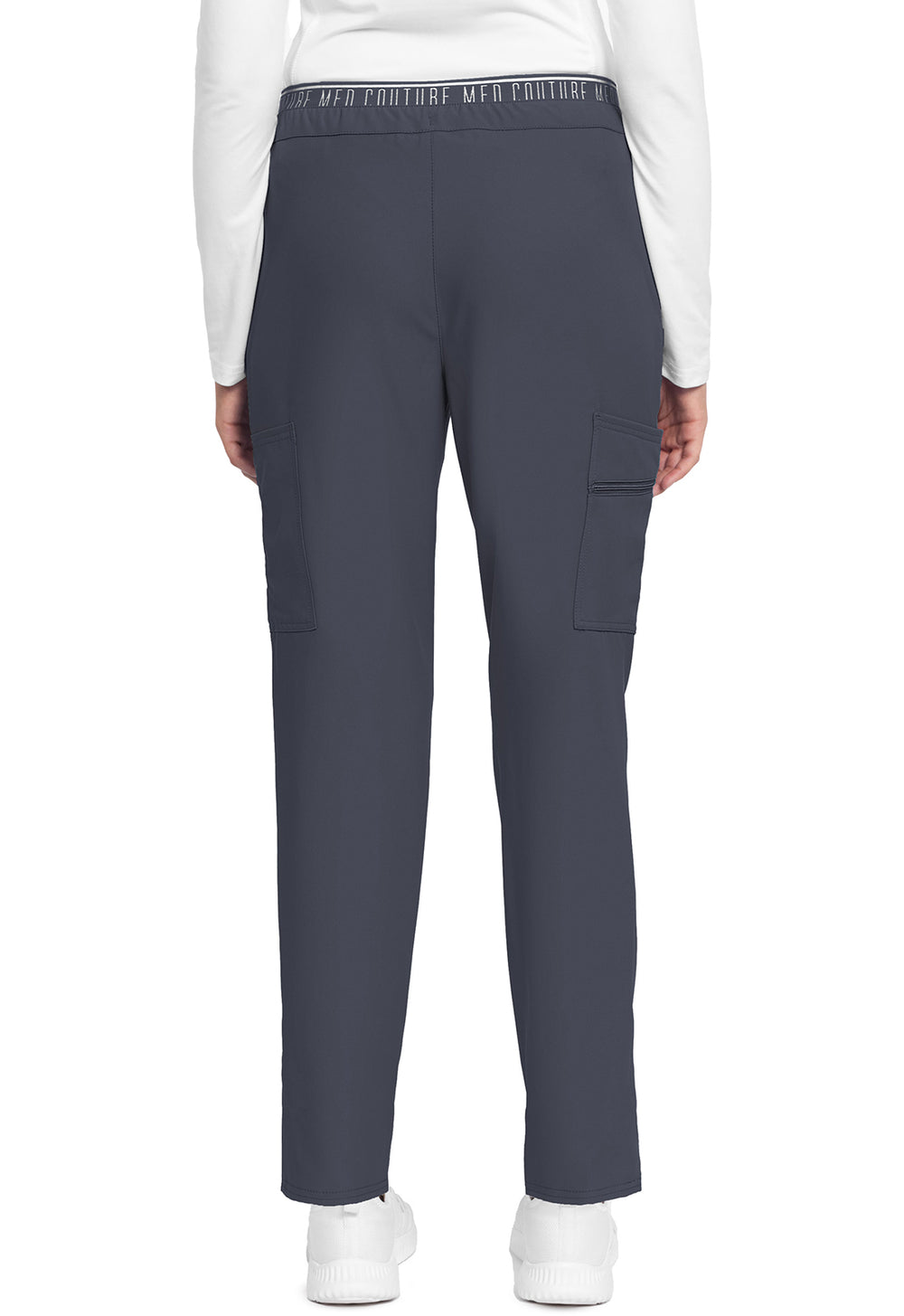 Women's Mid Rise Pull-on Tapered Leg Ankle Pant - Pewter