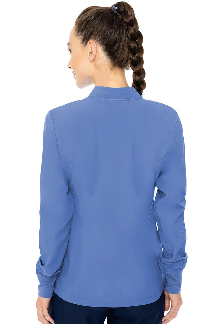 Women's Zip Front Warm-Up With Shoulder Yokes - Ciel