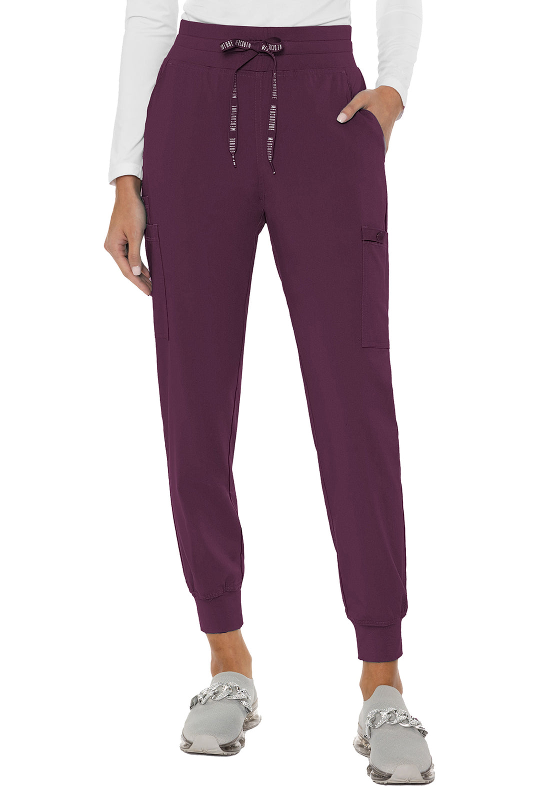 Women's Double Cargo Jogger - Wine