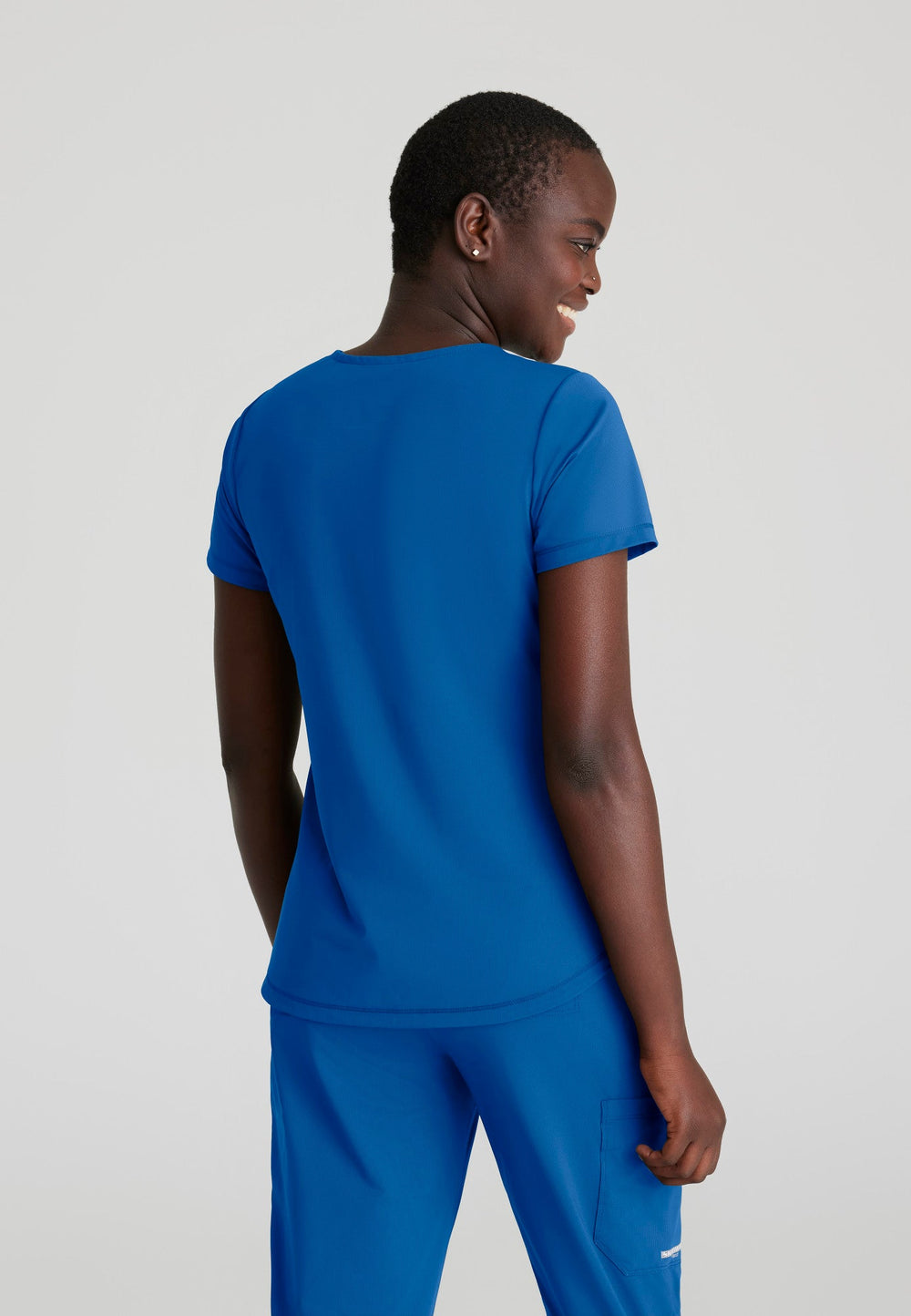 Serene Knit Top - New Royal - Jen's Scrubs
