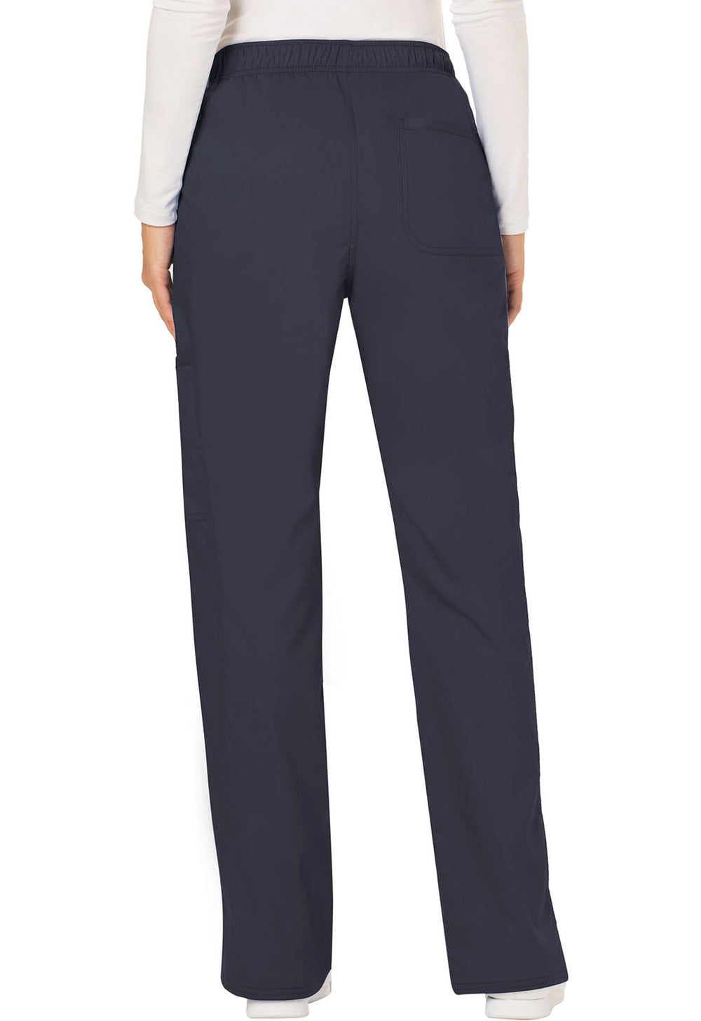 Women's Mid Rise Moderate Flare Drawstring Pant - Pewter