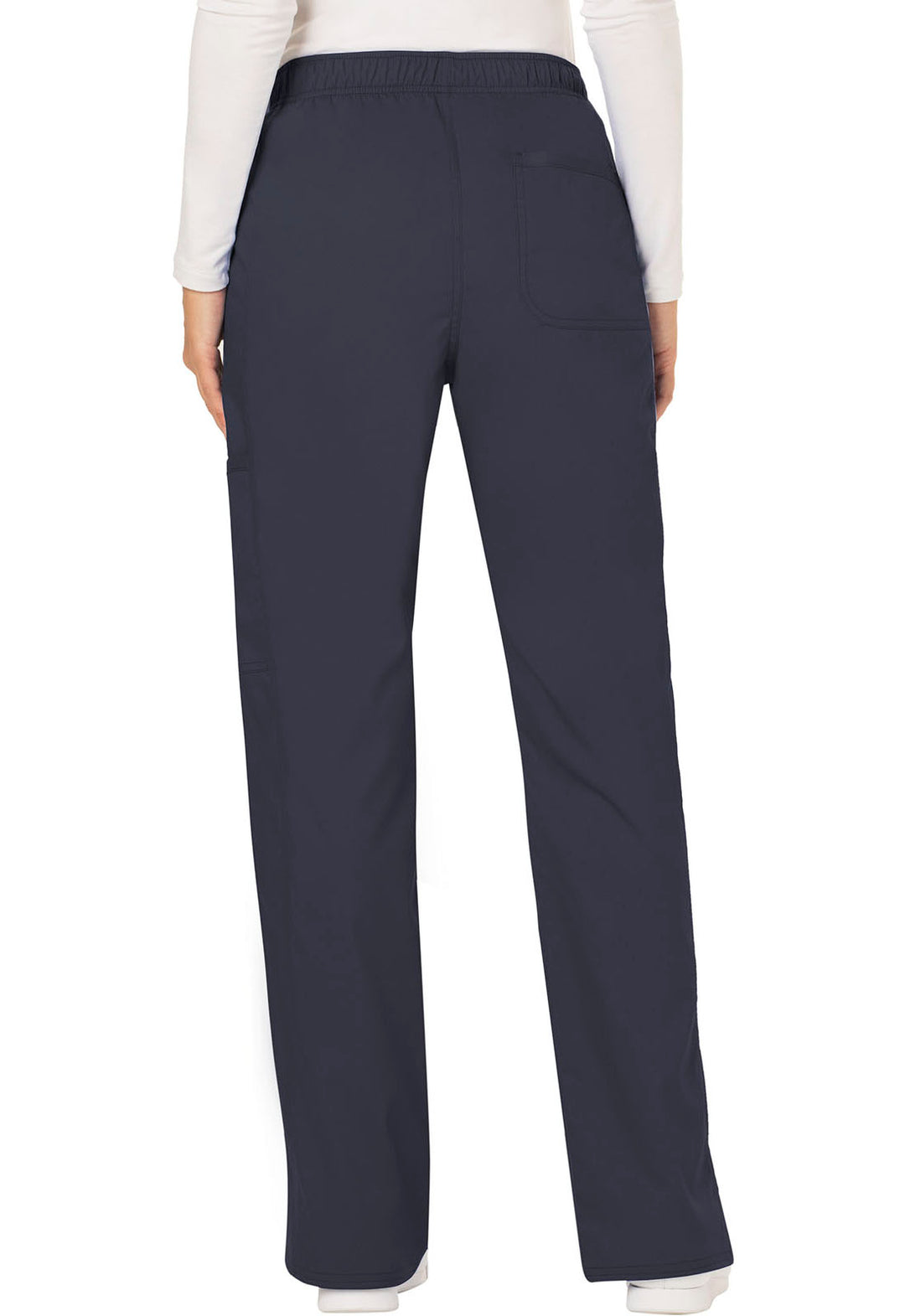 Women's Mid Rise Moderate Flare Drawstring Pant - Pewter