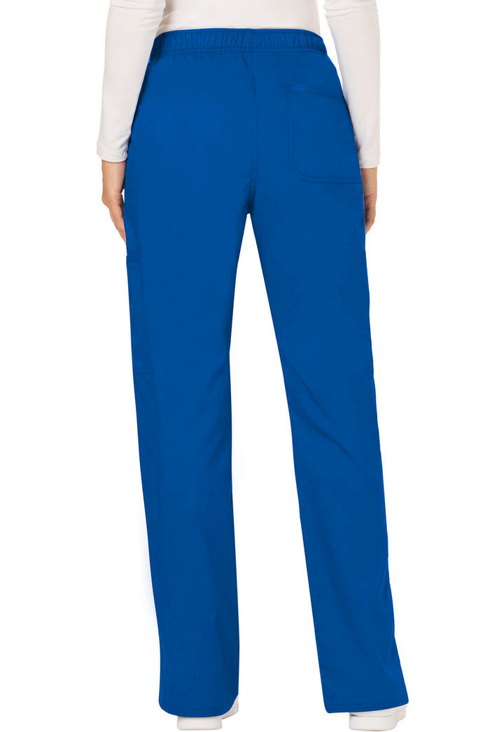 Women's Mid Rise Moderate Flare Drawstring Pant - Royal