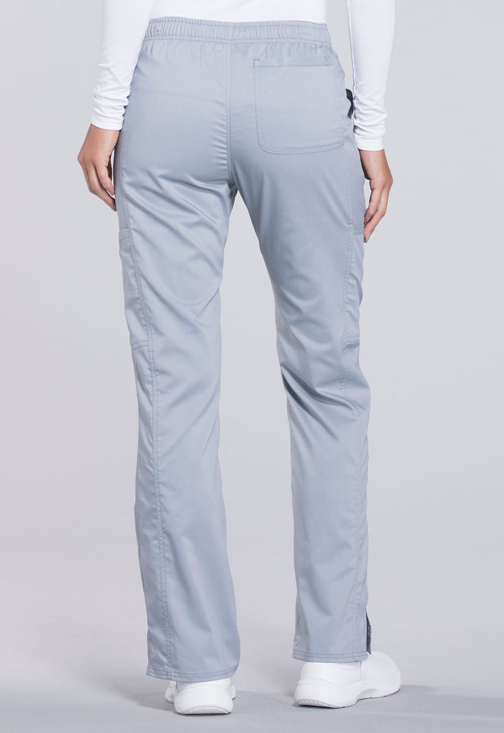 Women's Mid Rise Moderate Flare Drawstring Pant - Grey