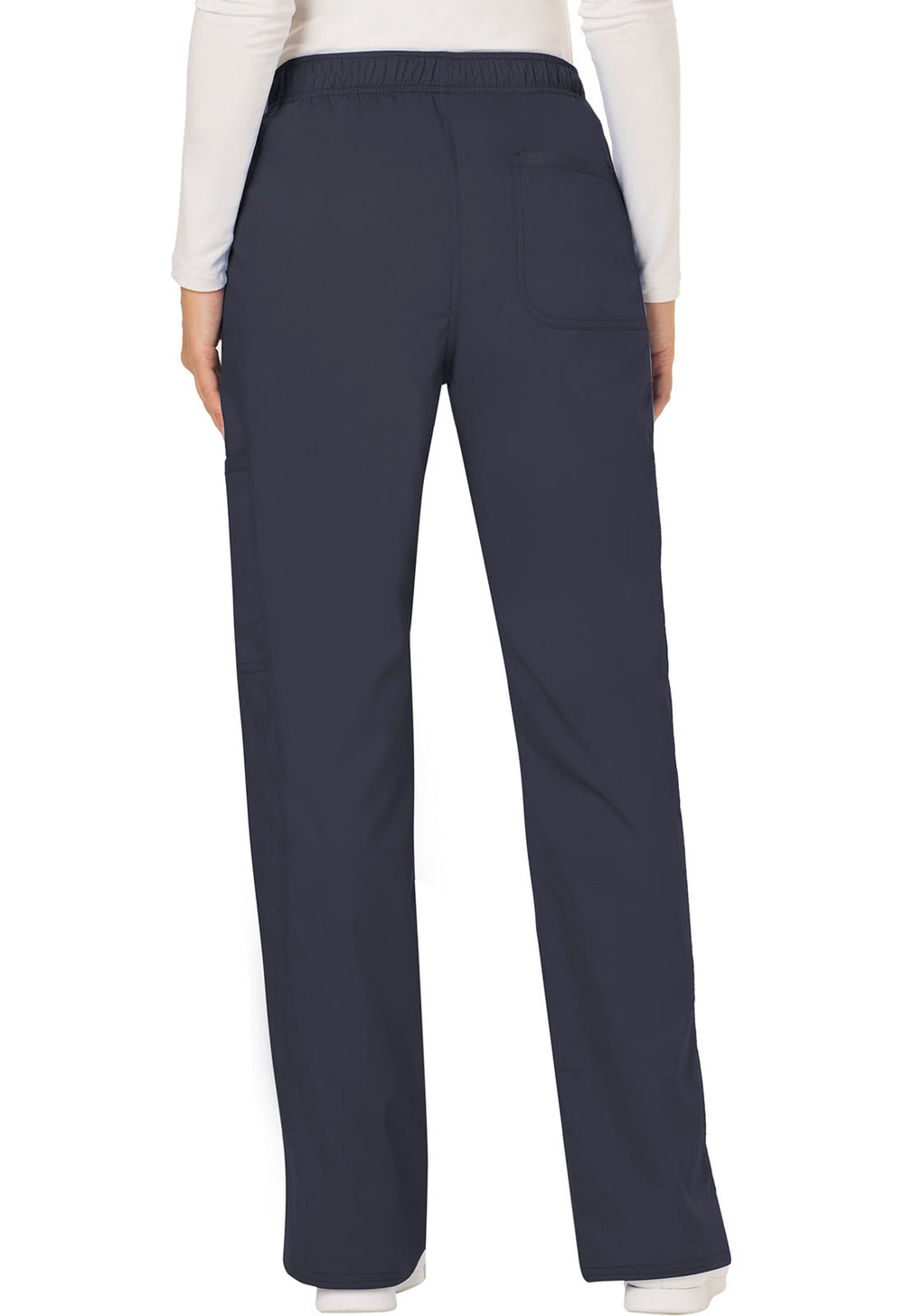 Women's Mid Rise Moderate Flare Drawstring Pant - Pewter