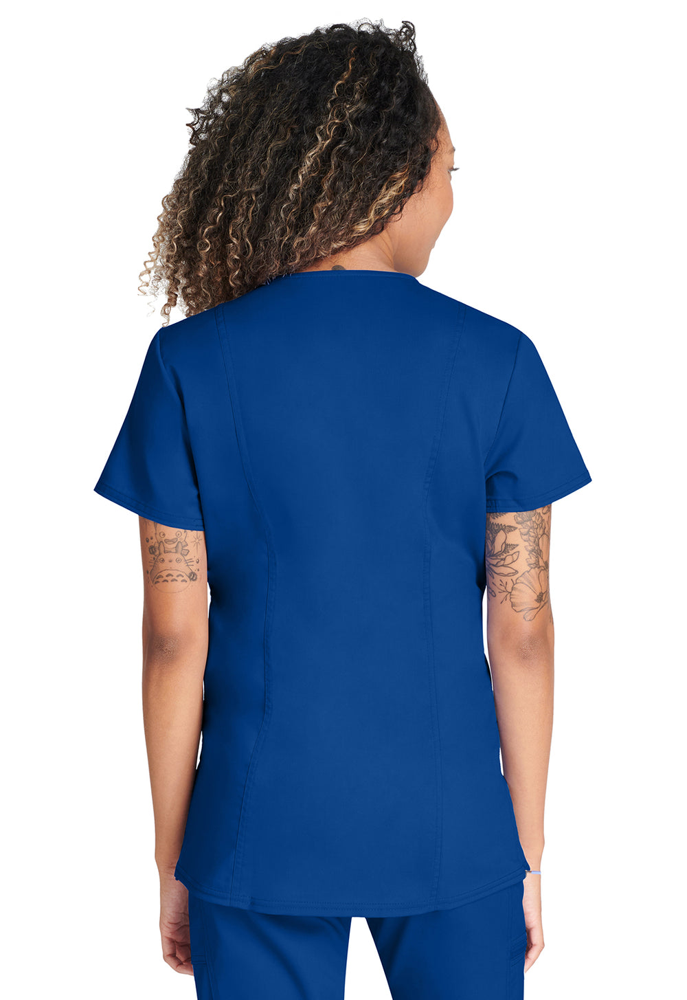 Women's Maternity Mock Wrap Top - Galaxy Blue