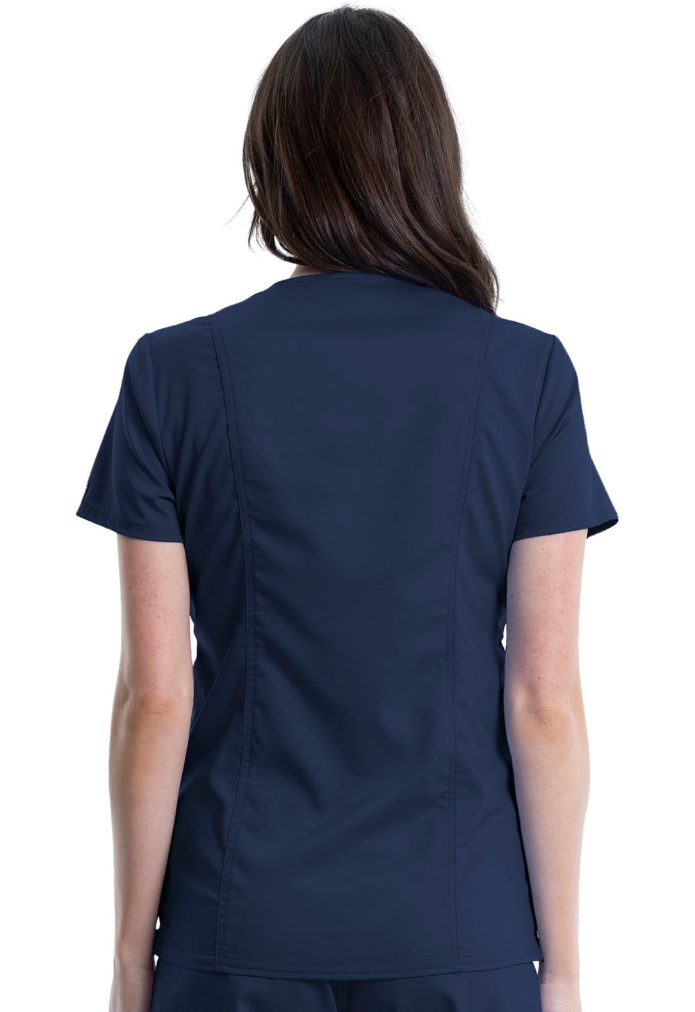 Women's Maternity Mock Wrap Top - Navy